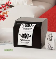White Inkless Thermal Compact Printer Connects to Smartphones And Computers picture