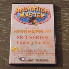 Martin Hash's Animation Master SIGGRAPH 2005 Pro Series Training Videos DVD-ROM picture