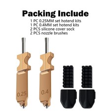 2PK Upgraded 0.25MM 0.4MM Hotend Kit for Flashforge AD5X Quick-Detachable Nozzle picture