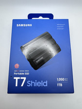 Samsung T7 Shield 1TB USB-C Portable External SSD - Black (MU-PE1T0S) picture