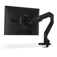 Pixio PS1S Wave Black Single Monitor Arm Stand Desk Mount - Single, picture
