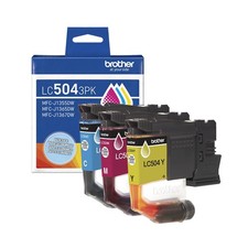 Brother LC5043PK 3-Pack Standard Yield Cyan, Magenta, Yellow Ink Cartridge for picture