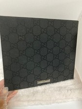 Gucci Canvas Mouse Pad GG Monogram Black Vintage Authentic Used picture