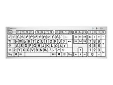 Logic Keyboard Largeprint USB Keyboard QWERTZ Keyboard QWERTZ LKB-LPRNTBW-AJPU-DE picture
