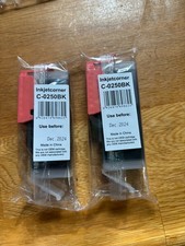 2x Compatible Canon PGI-250BK Black Ink Cartridges New Sealed Exp 12/2024 picture