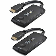 StarTech Wireless HDMI Extender 4K 60Hz 65ft Range USB Powered Plug-and-Play picture