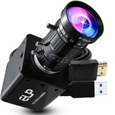 ELP 4K 60fps USB3.0 HDMI Camera Manual Zoom Webcam H.264 mini size, brown picture