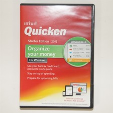 Quicken 2015 Starter Personal Finance Software Window Vista SP1/7/8/8.1 SEALED picture