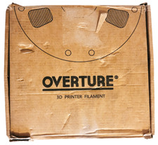 Overture 3d Printer Filament Orange 1.75mm New Open Box picture