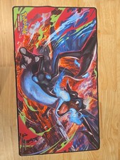 Mega Charizard X Board Game Pokemon Playmat Card Play Mat TCG CCG Pad Mousepad picture