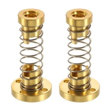 2Pcs Anti Backlash Spring Loaded Nut(2mm Pitch, 2 Start, 4mm Lead, 3.5mm Holes) picture