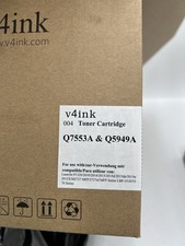 V4INK Q7553A Q5949A 53A 49A Black Toner Cartridge HP LaserJet Sealed picture