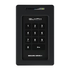 Glyph SecureDrive Plus Encrypted Bus Powered 2TB Solid State Drive Keypad picture