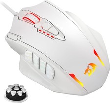 M908 Impact RGB LED MMO Gaming Mouse with 12 Side Buttons, Optical Wired Ergo... picture