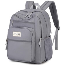 abshoo 32L Big Student Laptop Backpack For College Men Women 29 liters, Grey  picture