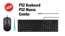 Brand New PS2 Keyboard and PS2 Mouse Combo Kit picture
