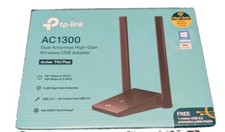 TP-Link Archer T4U Plus AC1300 Dual Band USB WiFi Adapter 5dBi Sealed New picture