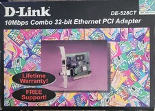 D-LINK DE-528CT 10Mbps Combo 32-Bit Ethernet PCI adapter ** BRAND NEW  ** picture