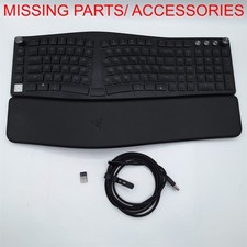 Razer Pro Type Ergo Wireless Split Ergonomic RGB Keyboard, Black *READ* picture