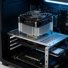 80MM CPU Air Cooler 4PIN PWM Cooling PC Radiator Fan for Intel 2011 X79 X99 CPWY picture
