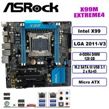 ASRock X99M Extreme4 Motherboard M-ATX Intel X99 LGA2011-3 DDR4 SATA3 M.2 eSATA picture