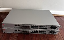2 x Brocade 300 8Gb Fibre Channel Switch 24-Port Rack Mount 57-1000117-01 picture