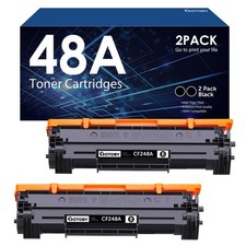 Toner Compatible HP 48A CF248A Black Toner Cartridges 2 PACK picture