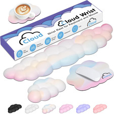 Cloud Wrist Rest Keyboard Palm Rest with Non-Slip Base for Computer Gaming Wrist picture