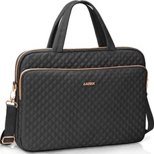Sleeve for 17 17.3 Inch Laptop, Messenger Carrying Briefcase, Black picture