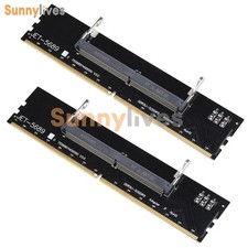 2Pack Laptop DDR5 RAM to Desktop Adapter Card Memory Tester SO DIMM to DDR5 NEW picture