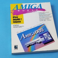 Amiga World Official AmigaDOS 2 Companion VTG 1990 Bob Ryan Paperback Book Guide picture