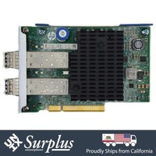 HP 560FLR-SFP+ Dual Port 10GbE Network Adapter X520 Chipset with 2x Transceiver picture