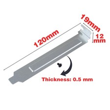 PCI Slot Cover Hard Steel Mesh Dust Filter Blanking Plate Desktop PC GPU Shield picture