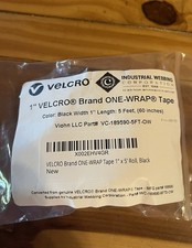VELCRO Brand Reusable ONE-WRAP Hook & Loop Dbl Sided Tape, 1