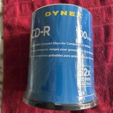 100 New - Dynex CD-R 52X 80 Min 700MB Recordable Compact Discs - Sealed picture