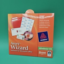 Avery Wizard CD 5344 for Microsoft Office Word Windows Vista XP 2000 ME 98 NEW picture
