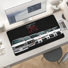 Japanese Sports Car Lineup Desk Mat 90x40cm Gaming Keyboard Mouse Pad Room Decor picture