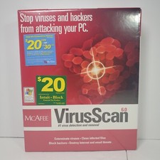 Mcafee Virus Scan Professional 6.0 2001 Vintage New Sealed  picture