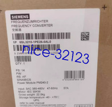 New In Box Siemens 6SL3210-1PE26-0AL0 picture