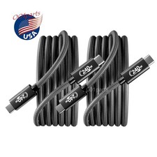 2PCS Type-C woven cable, 240W 6.6 feet (2 meters) data cable PD240C-240W USK picture