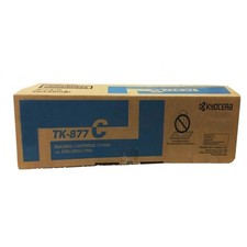 Original Kyocera TK-877C Cyan Toner. New Sealed Toner, We Ship Fast picture
