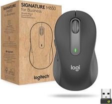 Logitech Signature M650 Wireless Optical Mouse SmartWheel Graphite for Business picture