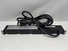 APC AP9566 NetShelter Basic Rack PDU, 1U, 16A, 208V, 12 C13 outlets picture