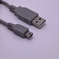 5 pack  5 Feet Mini USB Cable Type B 5 Pin Fast Data Sync Lead Charger Camera PC picture