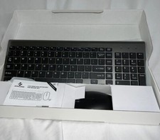 Joyaccess KB2US Graphite 2.4G Compact Wireless Keyboard And Mouse, New/ Open Box picture
