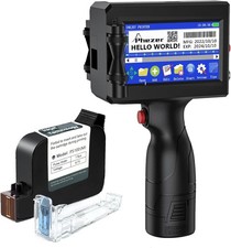Phezer P15 Handheld Inkjet Printer for Any Surface Date Logo QR Code Barcode picture