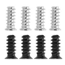 60Pcs M5 x 12mm Phillips Head Computer Case Fan Screws Kit Silver/Black picture