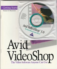 Avid VideoShop 3.0 CD-ROM with manual for MAC ~ 1995 picture