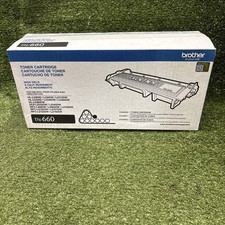 Brother TN-660 Black High Yield Toner Cartridge Genuine New Sealed Box picture