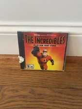 The Incredibles PC-CD ROM Print Studio Disney Pixar Win 98/Me/XP Sealed New picture